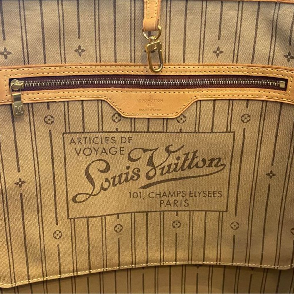 Louis Vuitton Brown Monogram Tote - Picture 7 of 10